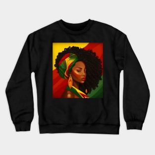 Black History Month Black Pride Distressed Design T-Shirt Crewneck Sweatshirt